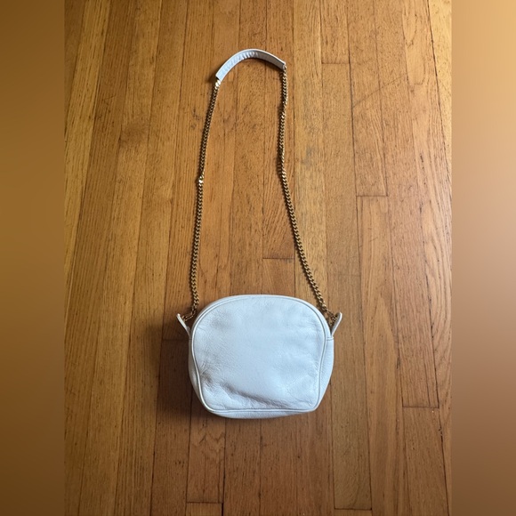 80s Vintage White Paloma Picasso Handbag with Chain Strap - Picture 6 of 13